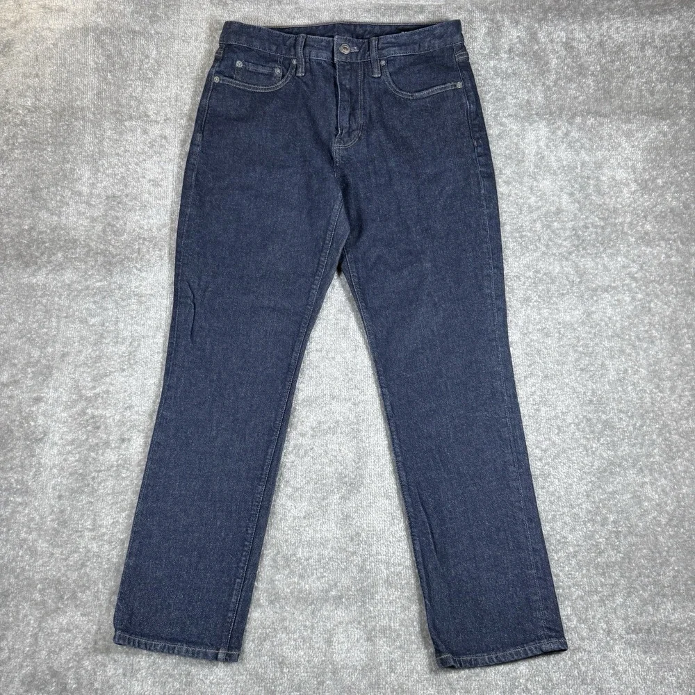 Bonobos Jeans Men's 32x30 Blue Denim Straight Slim Organic Cotton Stretch